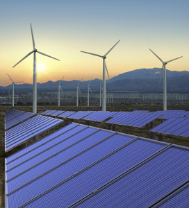 Solar Panels and Wind Turbines