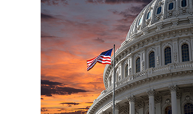 U.S. Capitol Dome at Sunset