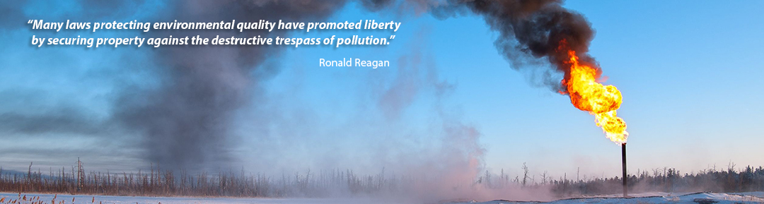 Wasteful flaring of natural gas